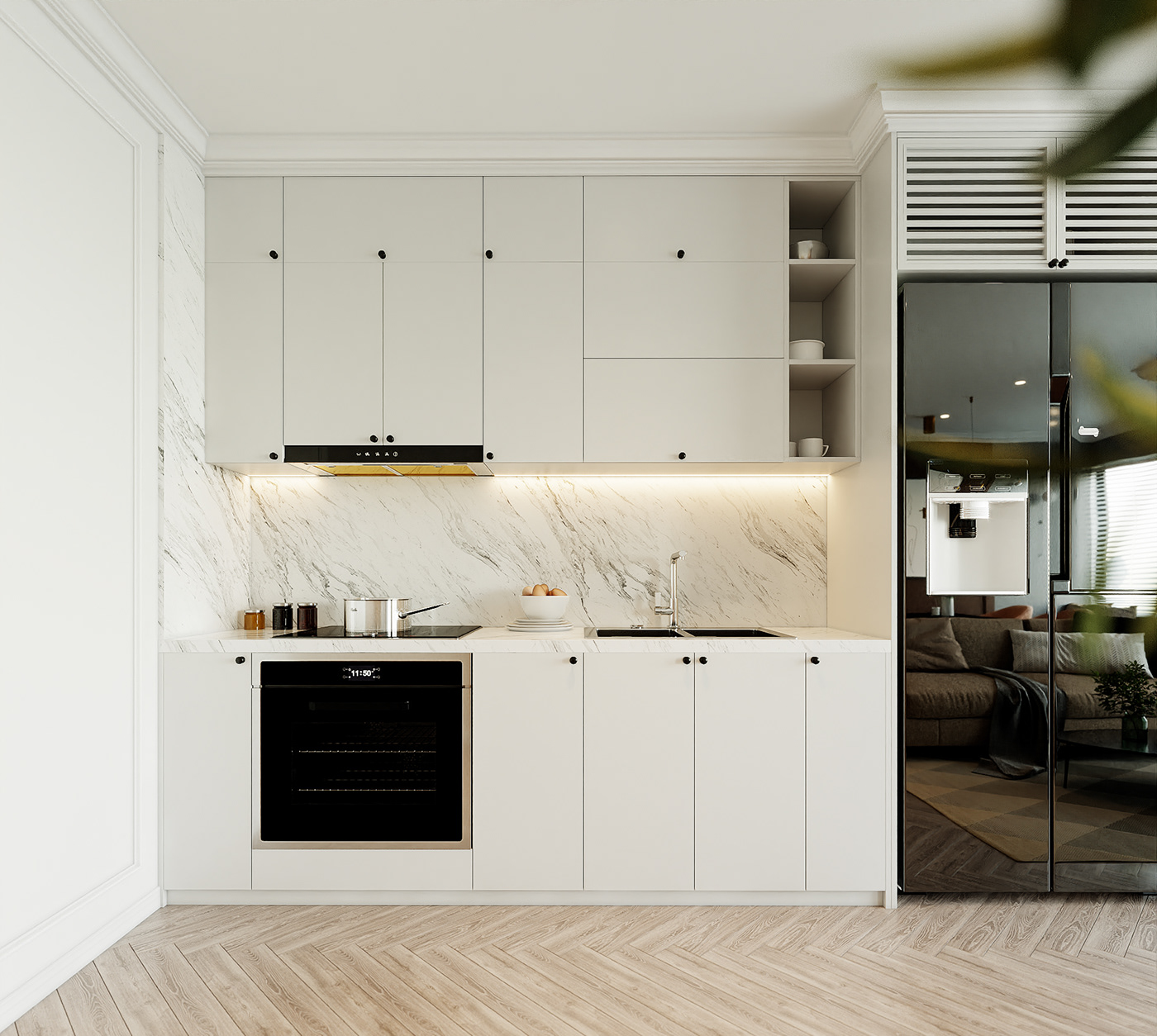 Thiết kế nội thất căn hộ anh Mạnh - Dự án Hoàng Huy Hải Phòng - Ảnh 14