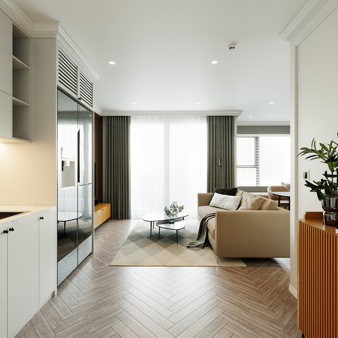 Thiết kế nội thất căn hộ anh Mạnh - Dự án Hoàng Huy Hải Phòng - Ảnh 13