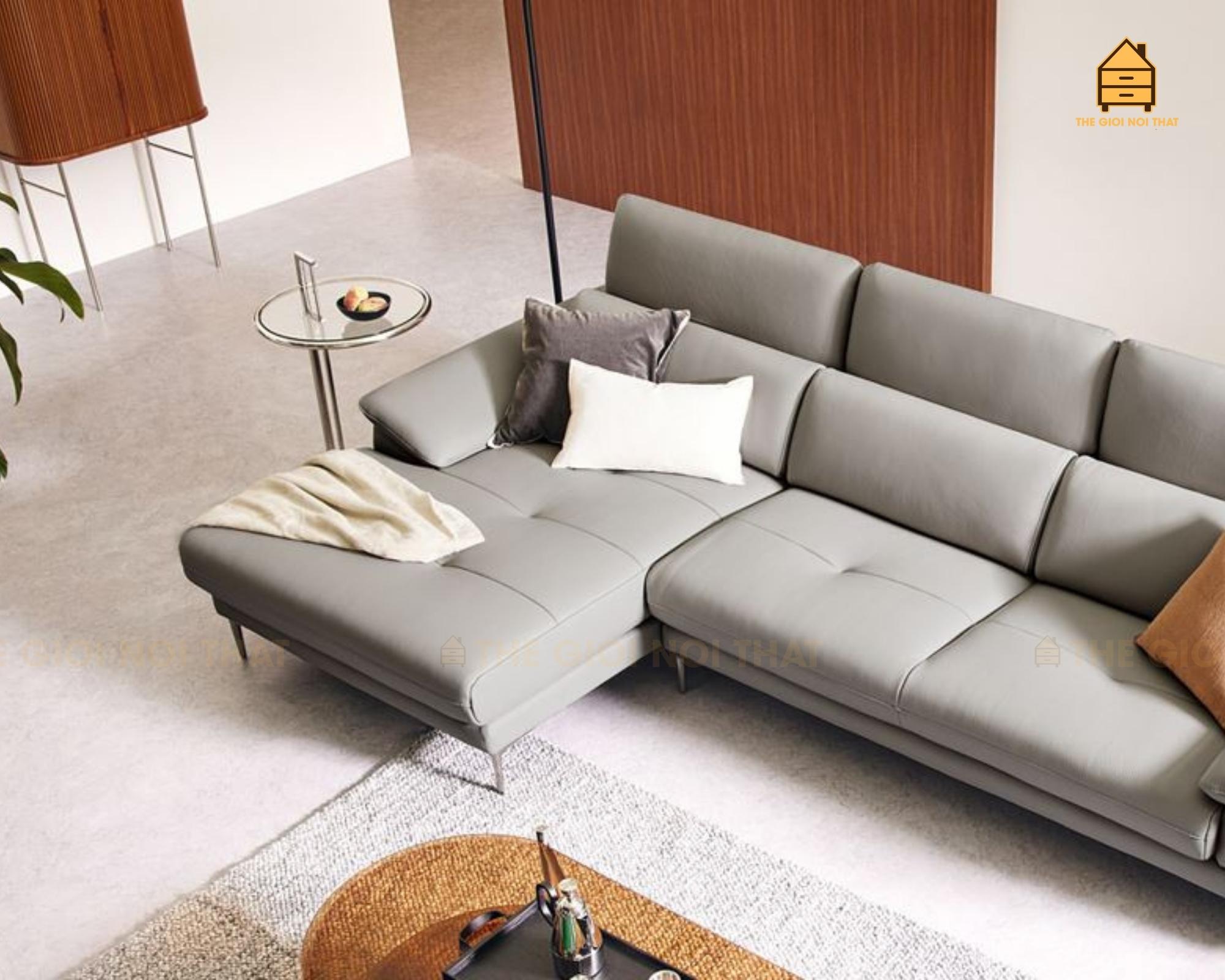 Ghế sofa da thật Italy T11 - Ảnh 3
