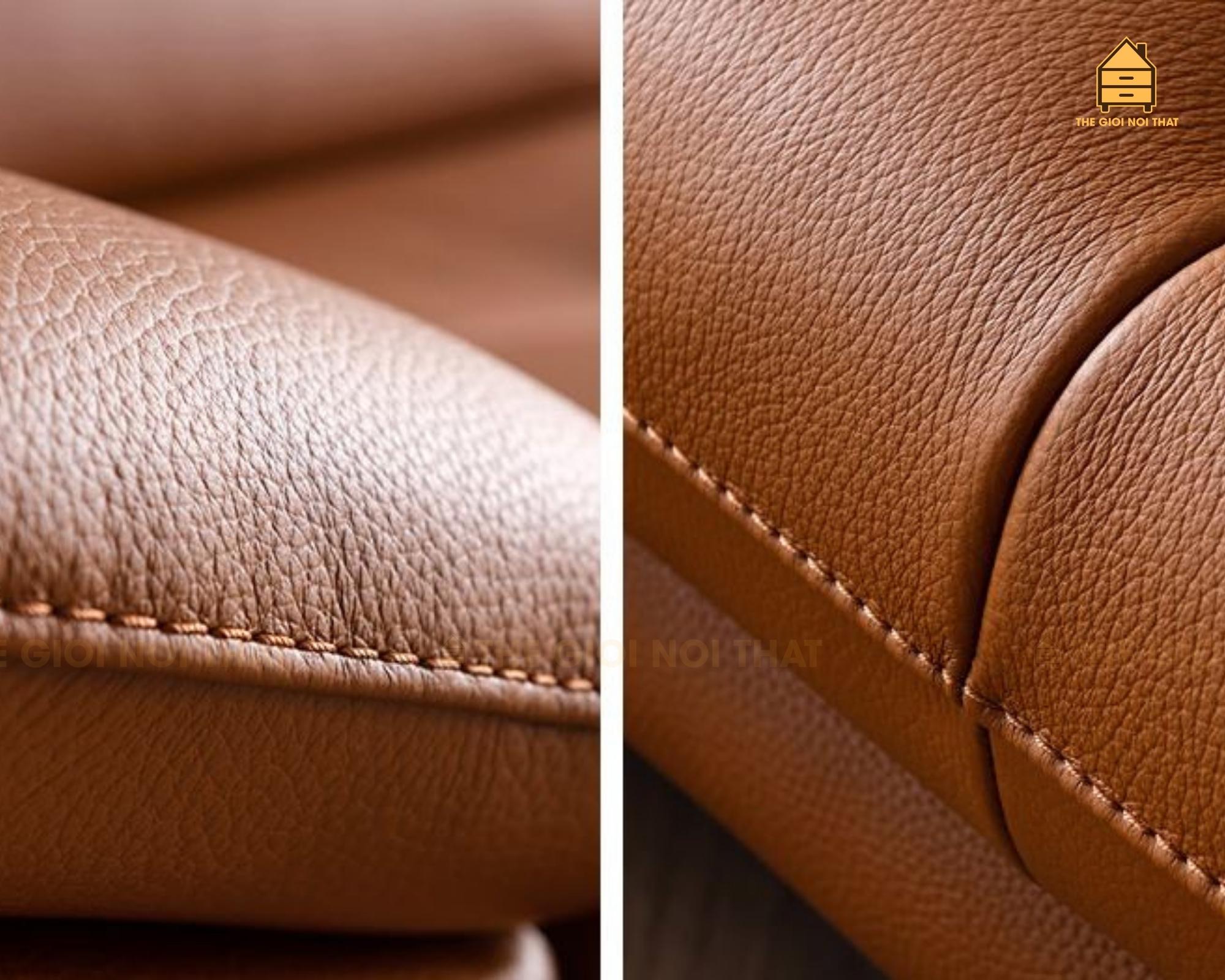 Ghế sofa da thật Italy T12 - Ảnh 11