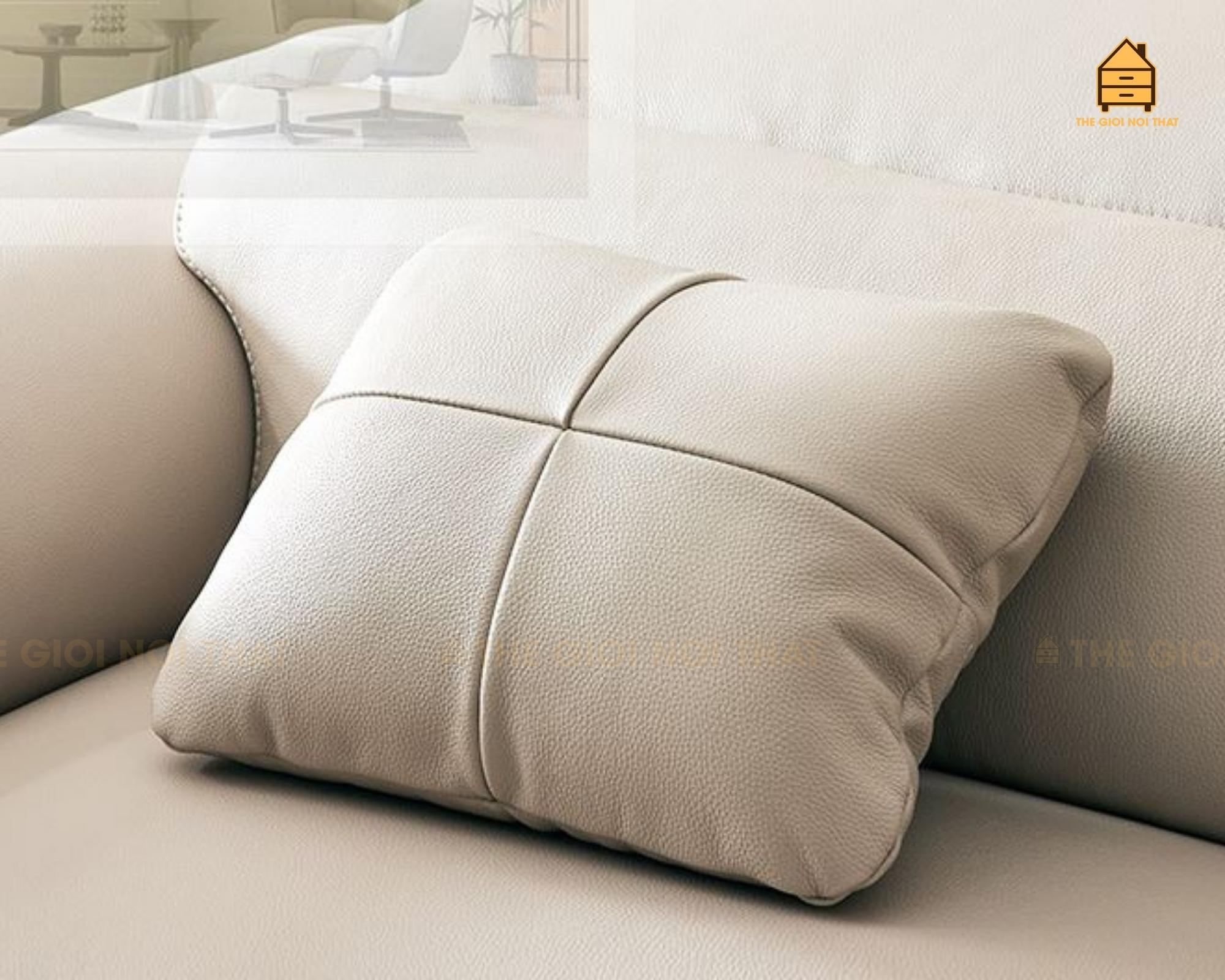 Ghế sofa da thật Italy T14 - Ảnh 6