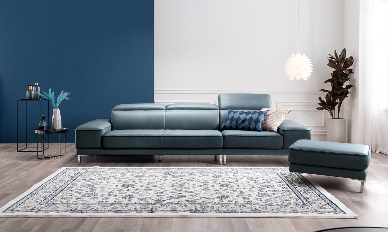 Ghế sofa da thật Italy T03 - Ảnh 3