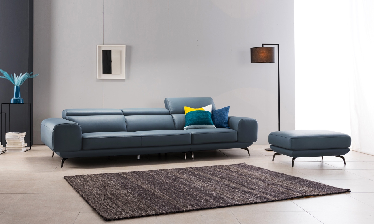 Ghế sofa da thật Italy T03 - Ảnh 6