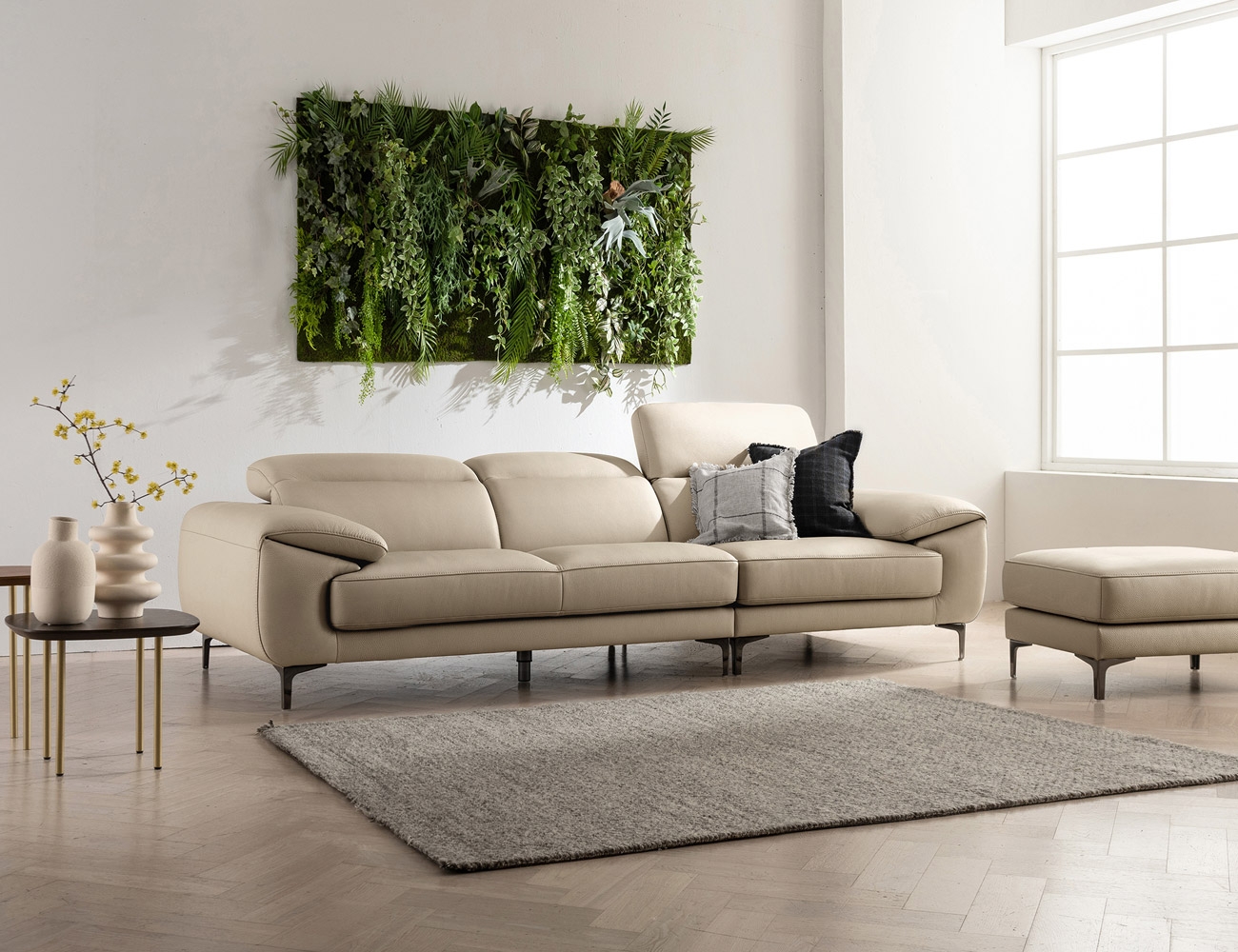 Ghế sofa da thật Italy -T08 - Ảnh 5