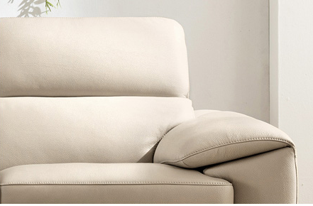 Ghế sofa da thật Italy -T08 - Ảnh 3