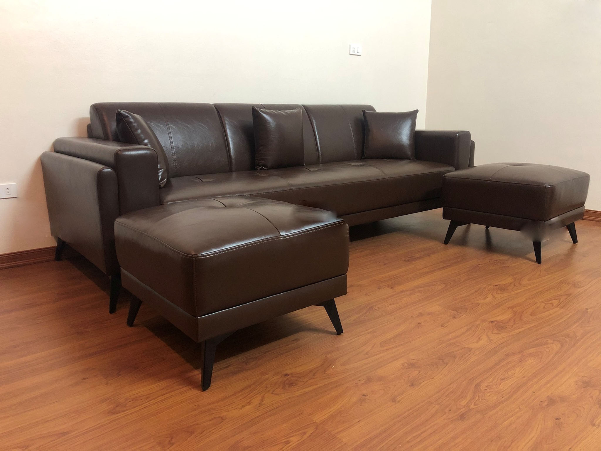 Ghế sofa da phòng khách - Ảnh 2