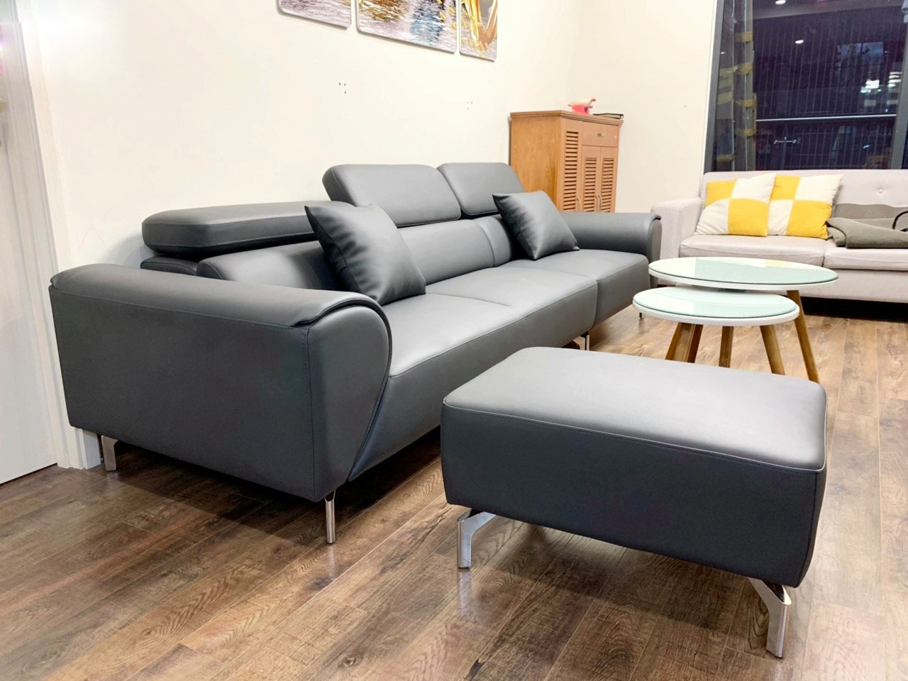 Ghế sofa da phòng khách Hàn Quốc - Ảnh 2