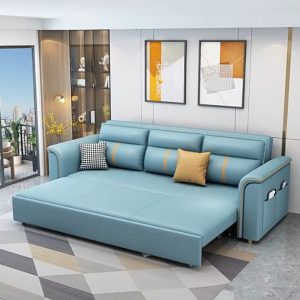 Giường sofa đa năng có thể gấp lại đa chức năng phòng khách căn hộ nhỏ ngồi và ngủ đa năng hiện đại công nghệ lưu trữ đơn giản vải