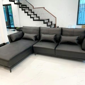 Alternative view of Ghế sofa da phòng khách R12