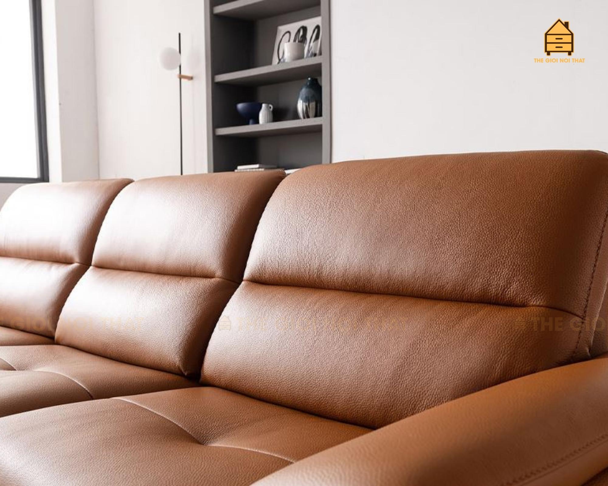 Ghế sofa da thật Italy T12 - Ảnh 9