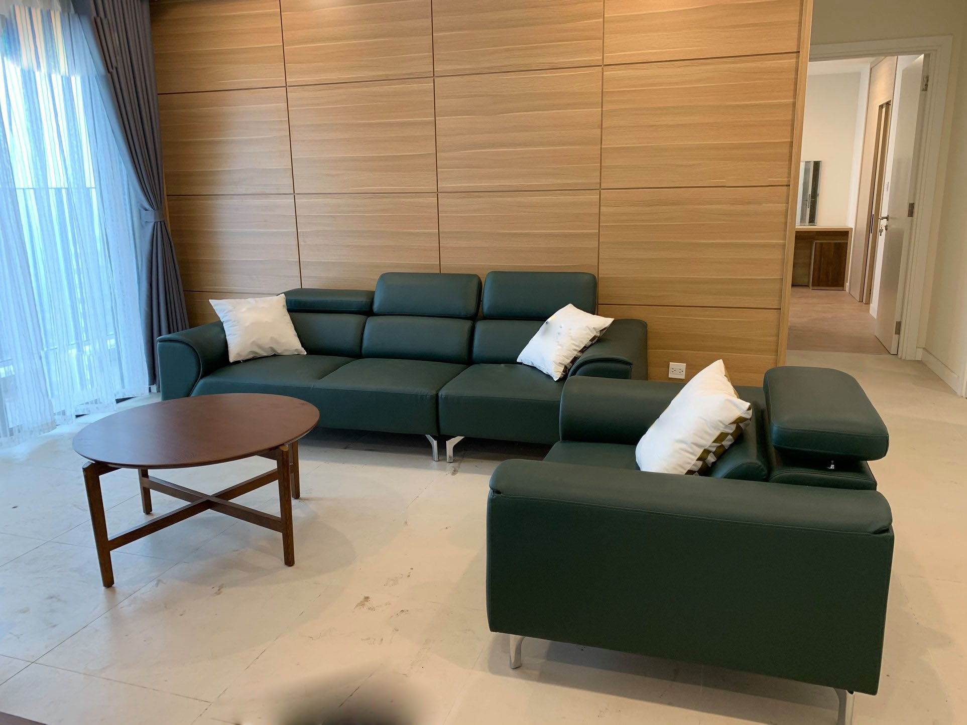 Ghế sofa da phòng khách Hàn Quốc