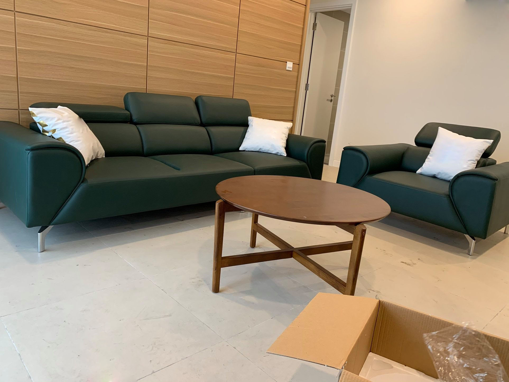 Ghế sofa da phòng khách Hàn Quốc - Ảnh 2