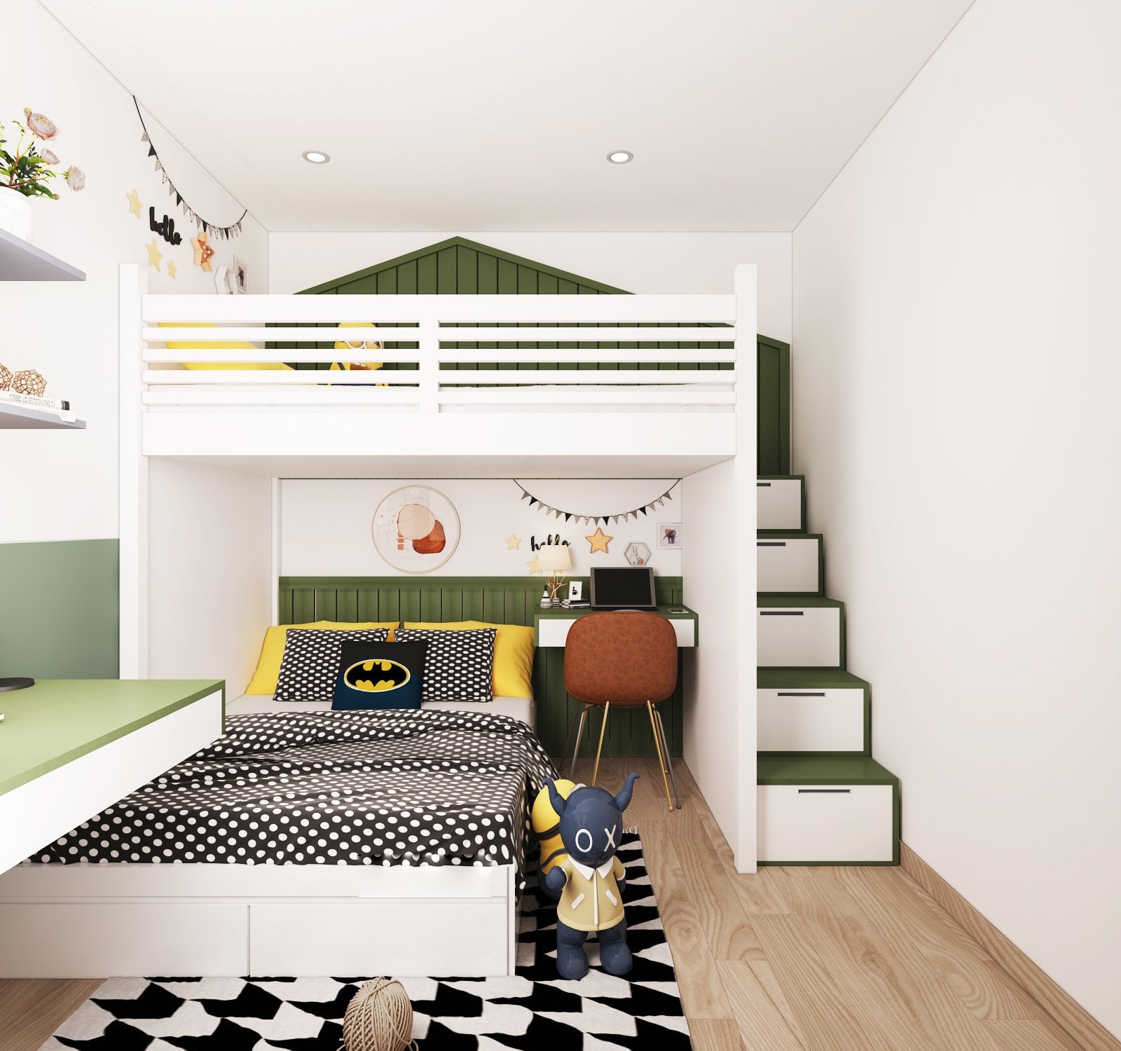 Thiết kế nội thất căn hộ Chị Thủy - Dự án KĐT ĐẶNG XÁ - Ảnh 9