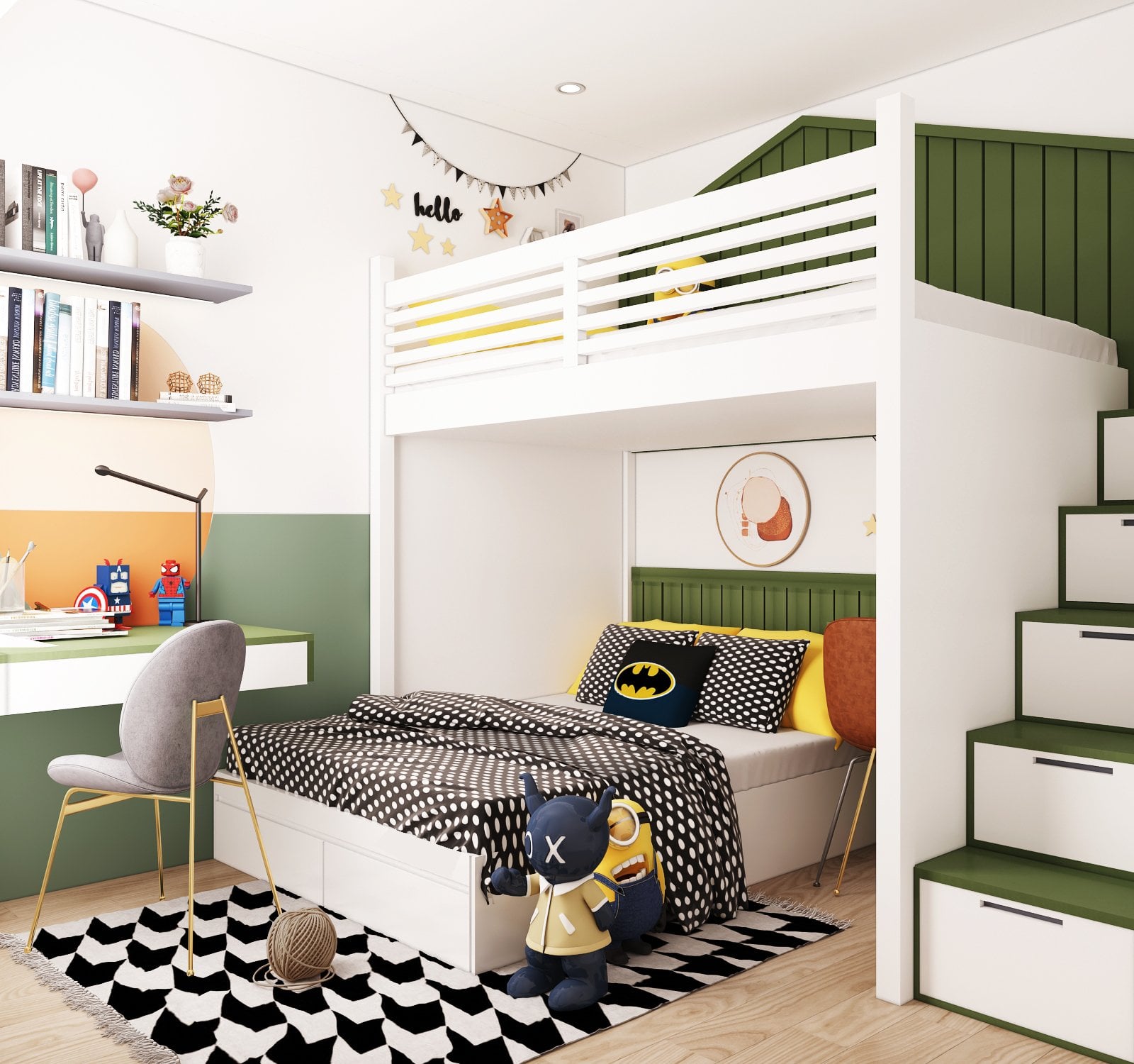 Thiết kế nội thất căn hộ Chị Thủy - Dự án KĐT ĐẶNG XÁ - Ảnh 4