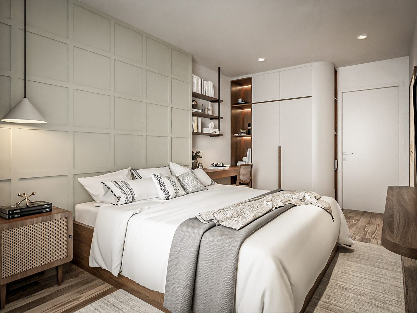 Thiết kế nội thất căn hộ Anh Hải - Dự án Imperia Garden - Ảnh 17