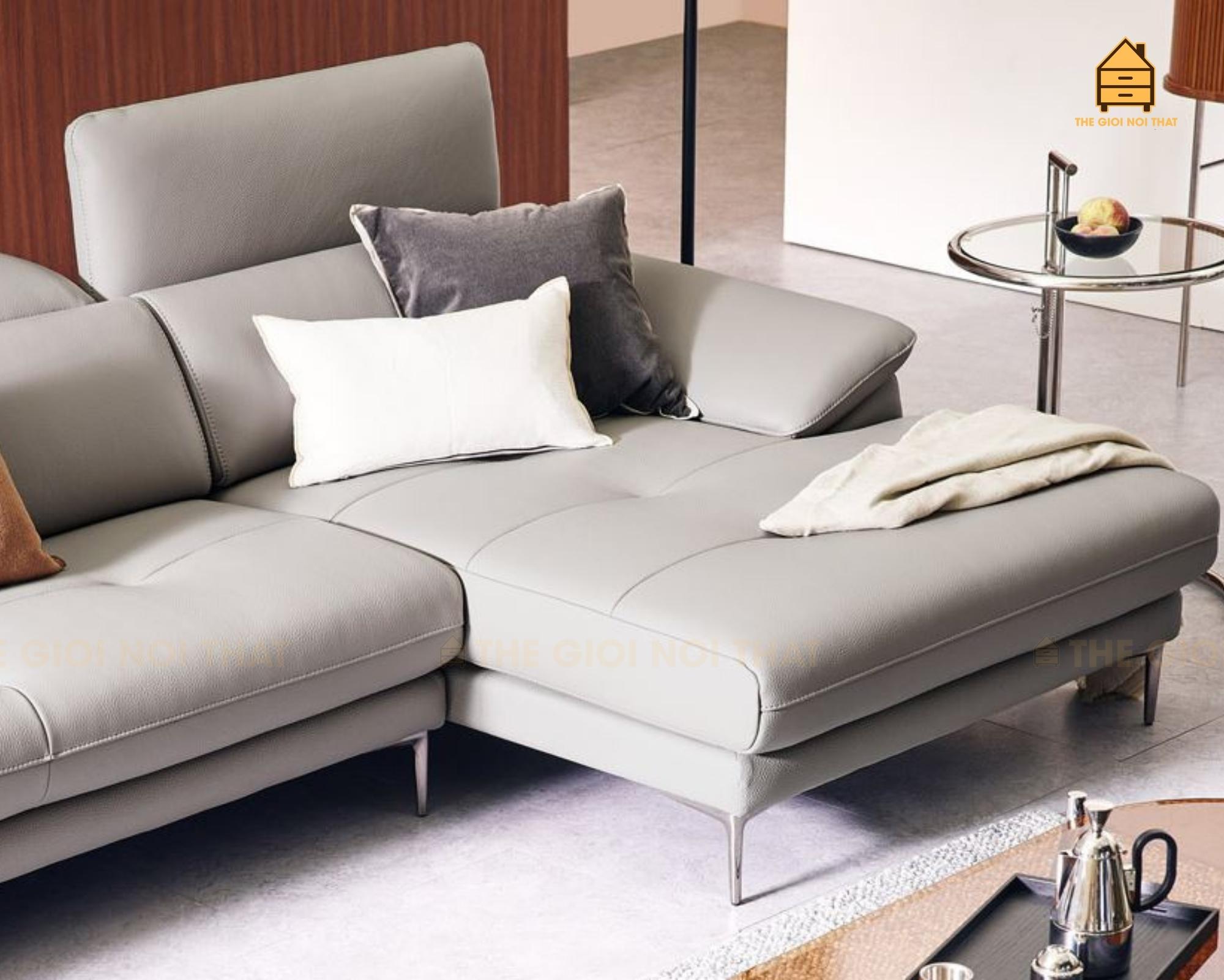 Ghế sofa da thật Italy T11 - Ảnh 5