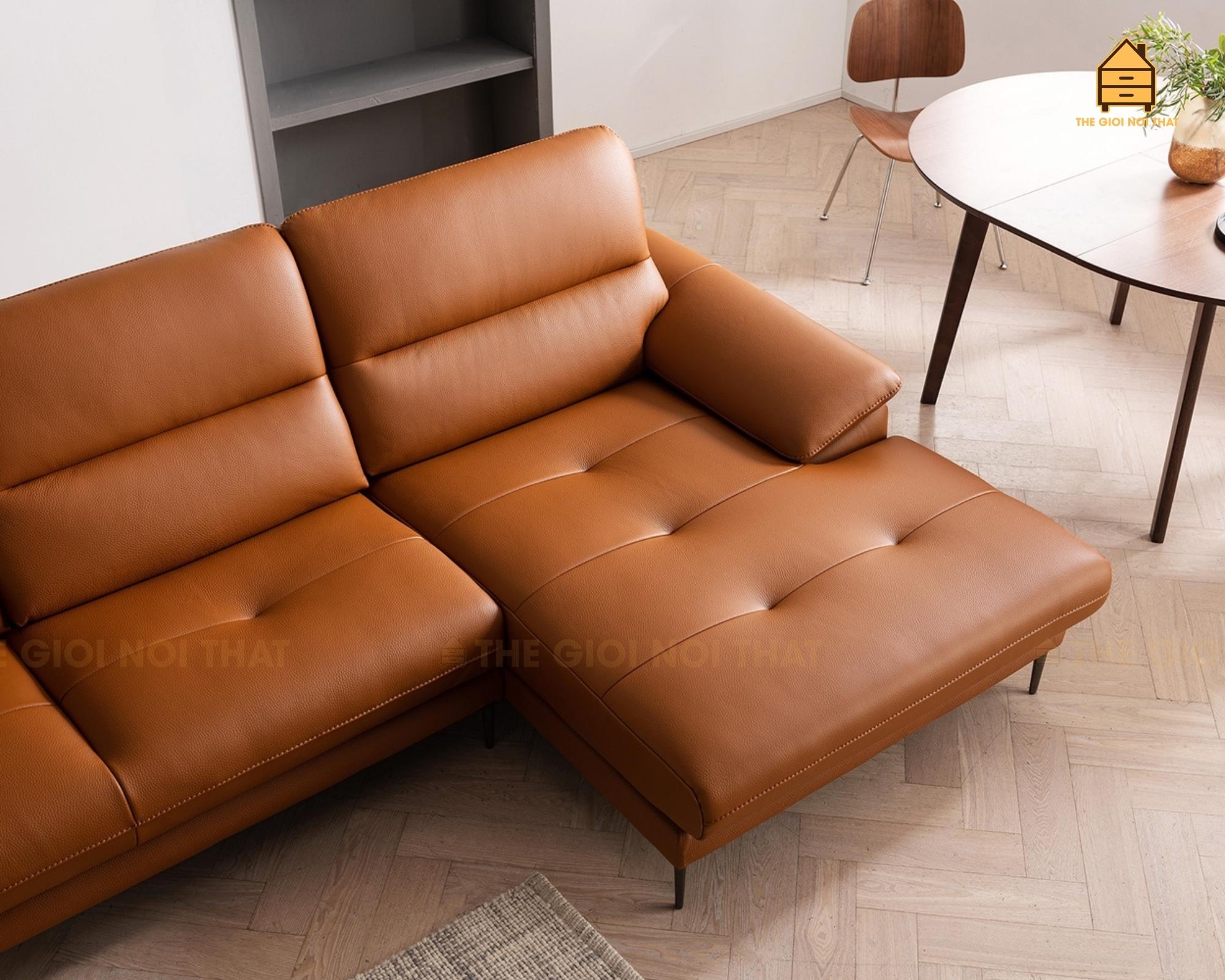 Ghế sofa da thật Italy T12 - Ảnh 16