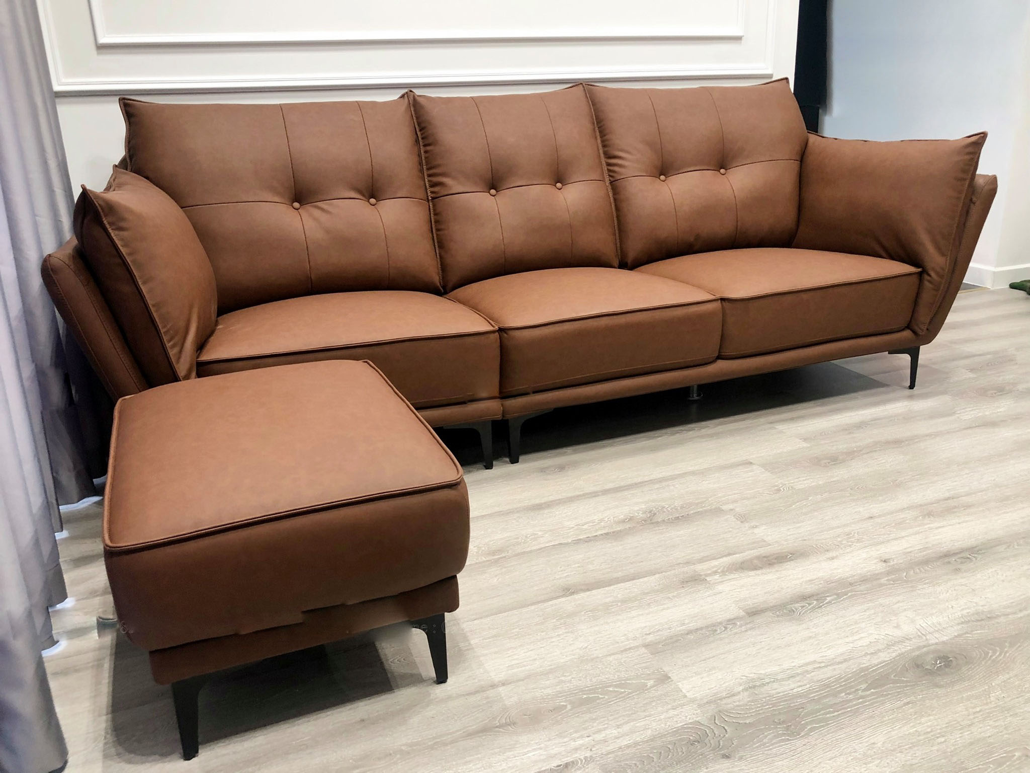 Ghế sofa da phòng khách Hàn Quốc - Ảnh 2