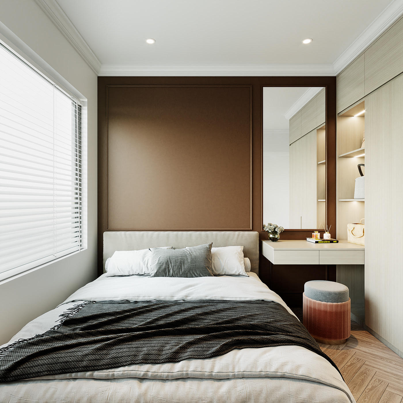 Thiết kế nội thất căn hộ anh Mạnh - Dự án Hoàng Huy Hải Phòng - Ảnh 7