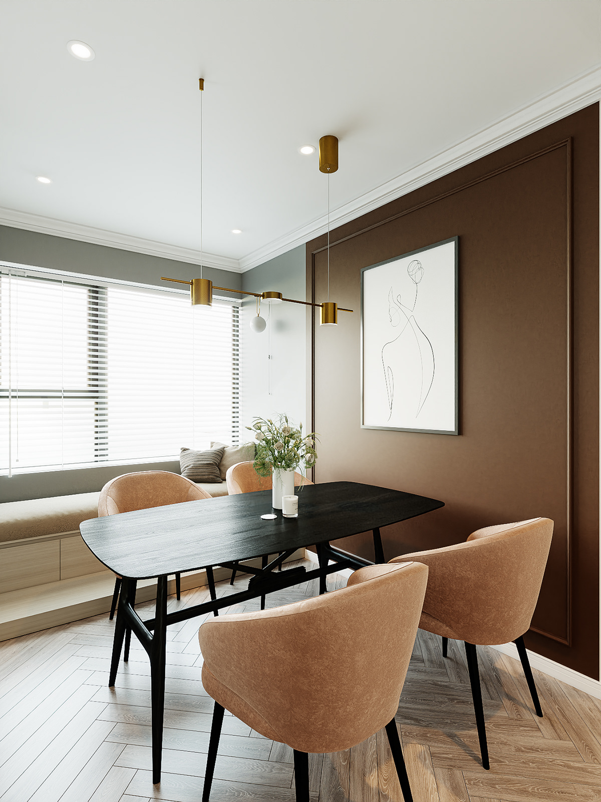 Thiết kế nội thất căn hộ anh Mạnh - Dự án Hoàng Huy Hải Phòng - Ảnh 5