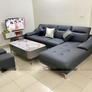 Alternative view of Ghế sofa da phòng khách - VNXK16