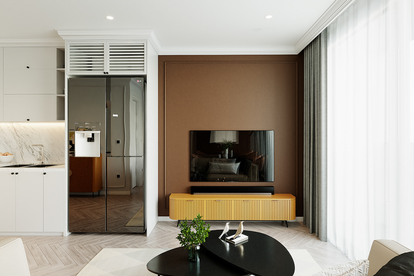 Thiết kế nội thất căn hộ anh Mạnh - Dự án Hoàng Huy Hải Phòng - Ảnh 10