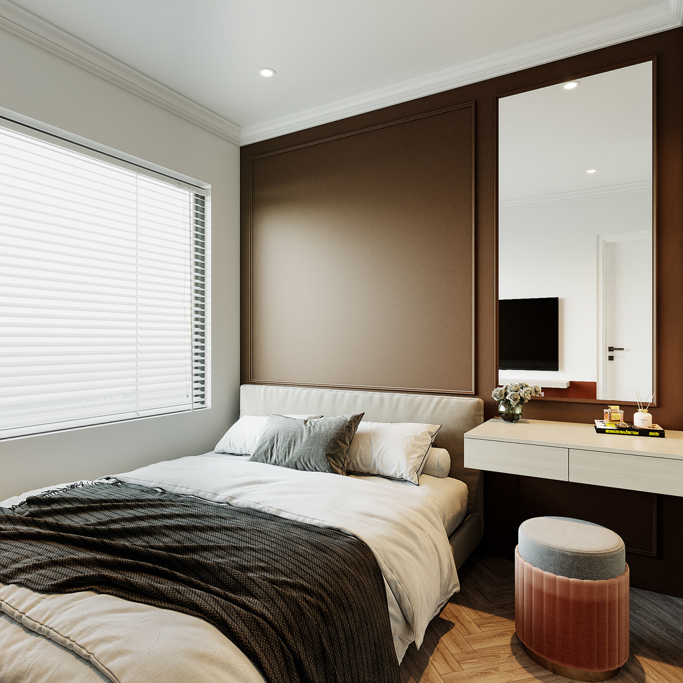 Thiết kế nội thất căn hộ anh Mạnh - Dự án Hoàng Huy Hải Phòng - Ảnh 9