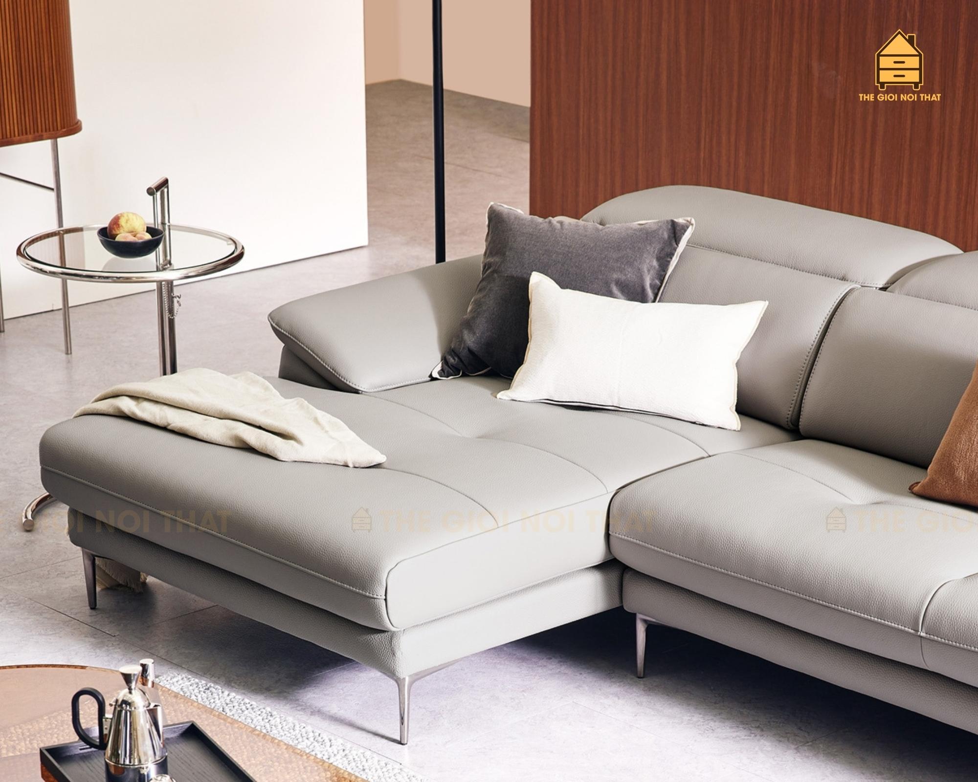 Ghế sofa da thật Italy T11 - Ảnh 7