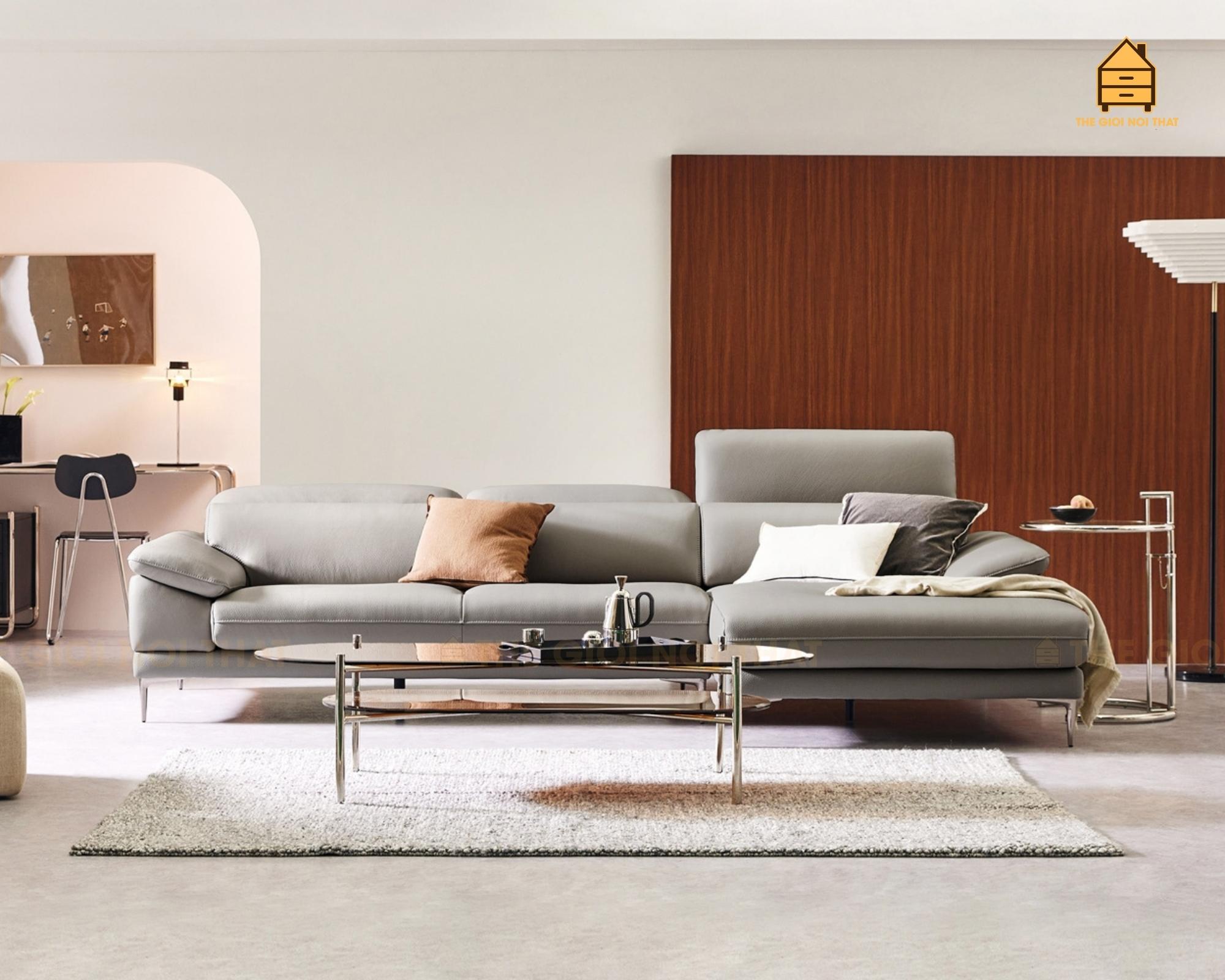 Ghế sofa da thật Italy T11 - Ảnh 2