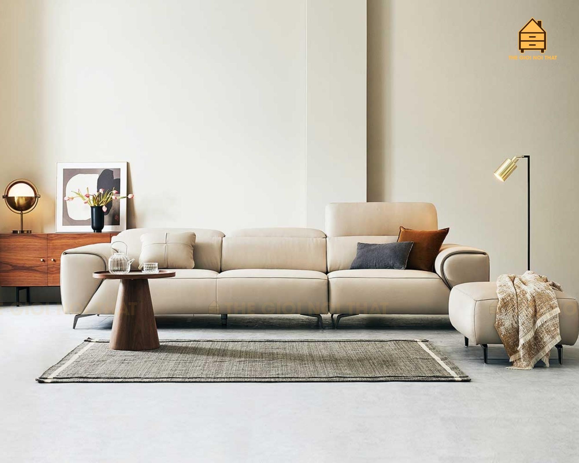 Ghế sofa da thật Italy T14 - Ảnh 5