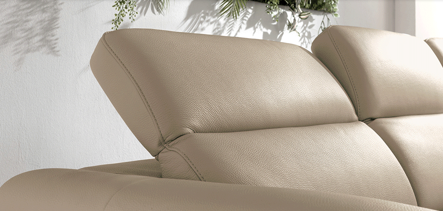 Ghế sofa da thật Italy -T08 - Ảnh 2