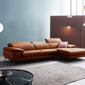 Alternative view of Ghế sofa da thật Italy T15