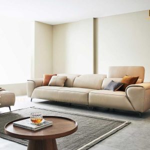 Alternative view of Ghế sofa da thật Italy T14