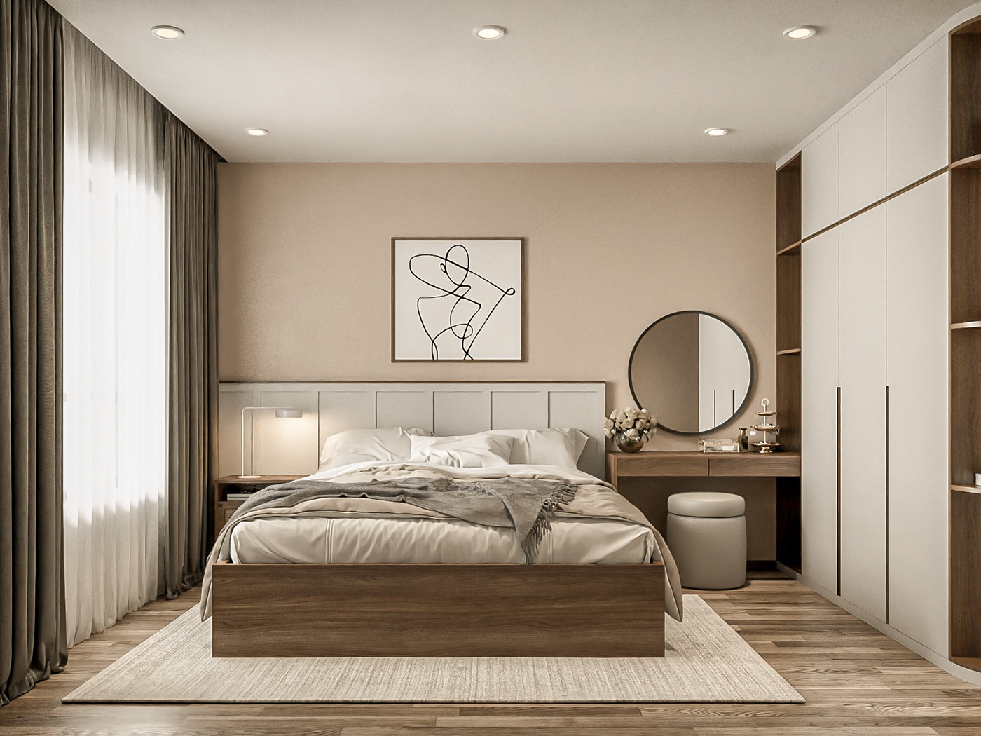 Thiết kế nội thất căn hộ Anh Hải - Dự án Imperia Garden - Ảnh 11