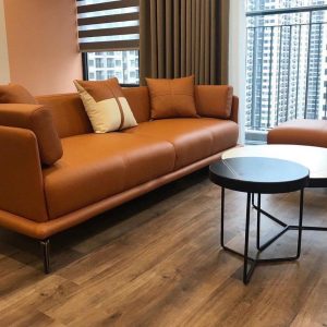 Ghế sofa da phòng khách hiện đại
