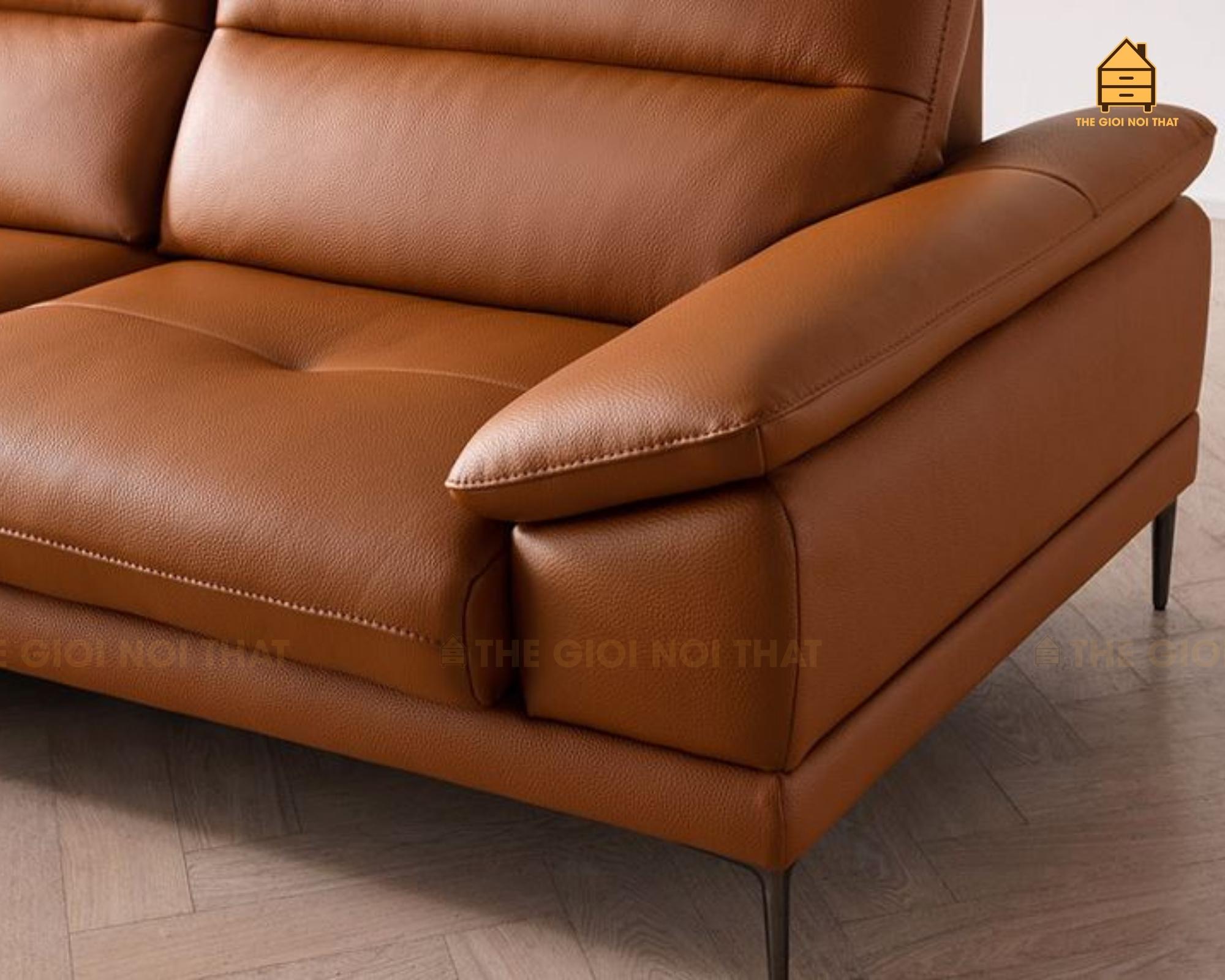 Ghế sofa da thật Italy T12 - Ảnh 13