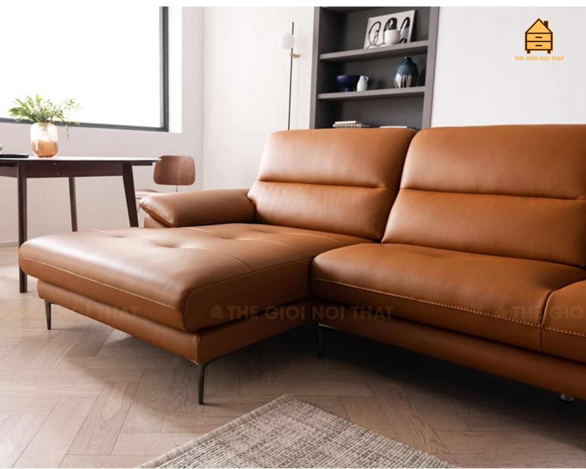 Ghế sofa da thật Italy T12 - Ảnh 12
