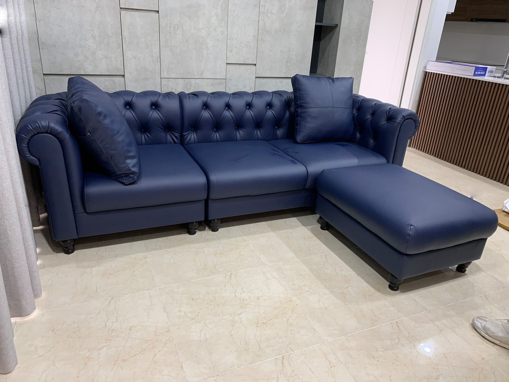 Ghế sofa da phòng khách Hàn Quốc - Ảnh 3