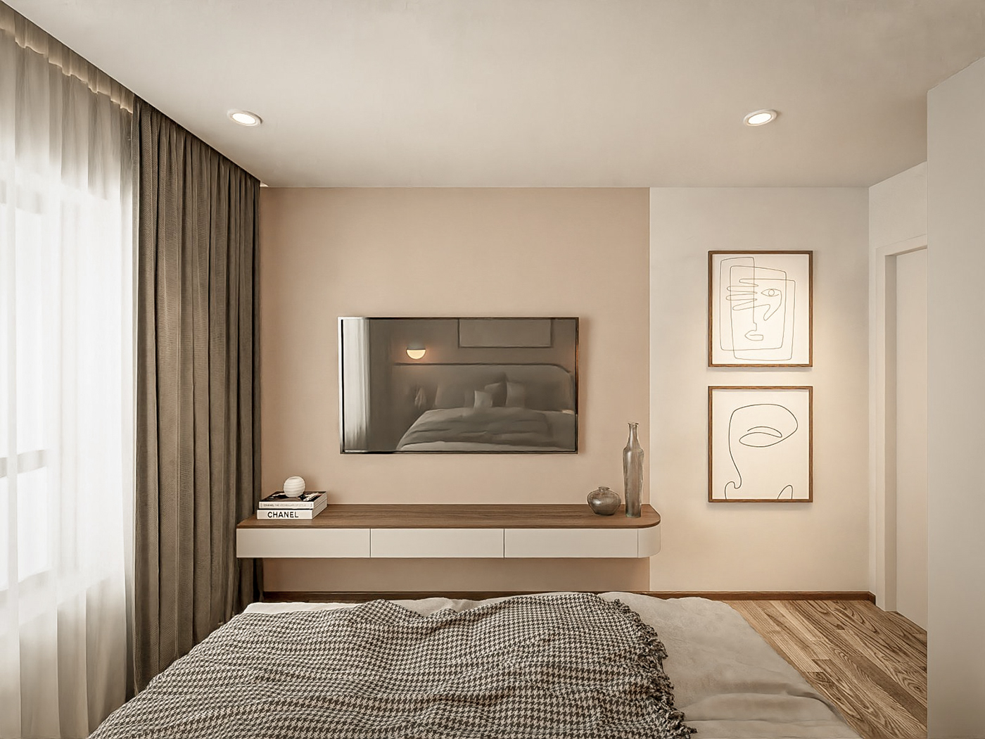 Thiết kế nội thất căn hộ Anh Hải - Dự án Imperia Garden - Ảnh 12