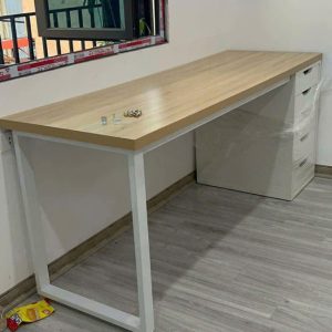 BÀN LÀM VIỆC IKEA 5HỘC TỦ PHỐI MÀU