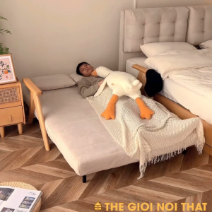 Alternative view of Ghế sofa giường gấp- Tay gỗ