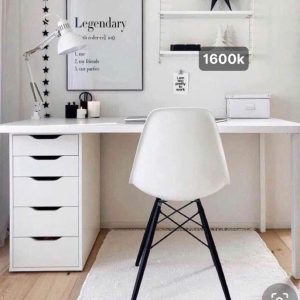 Bàn kiểu dáng ikea dài 1m4 ngồi làm việc thoải mái không kèm ghế