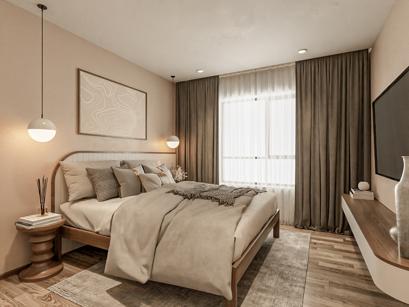 Thiết kế nội thất căn hộ Anh Hải - Dự án Imperia Garden - Ảnh 7