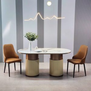 Bàn ăn mặt đá nhập khẩu