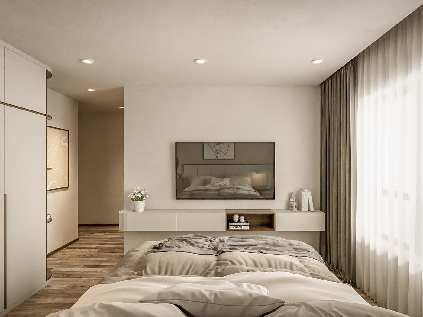 Thiết kế nội thất căn hộ Anh Hải - Dự án Imperia Garden - Ảnh 6