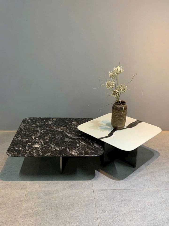 Bàn trà mặt đá cao cấp nhập khẩu
