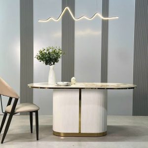 Bàn Ăn Mặt Đá Cao Cấp Hiện Đại