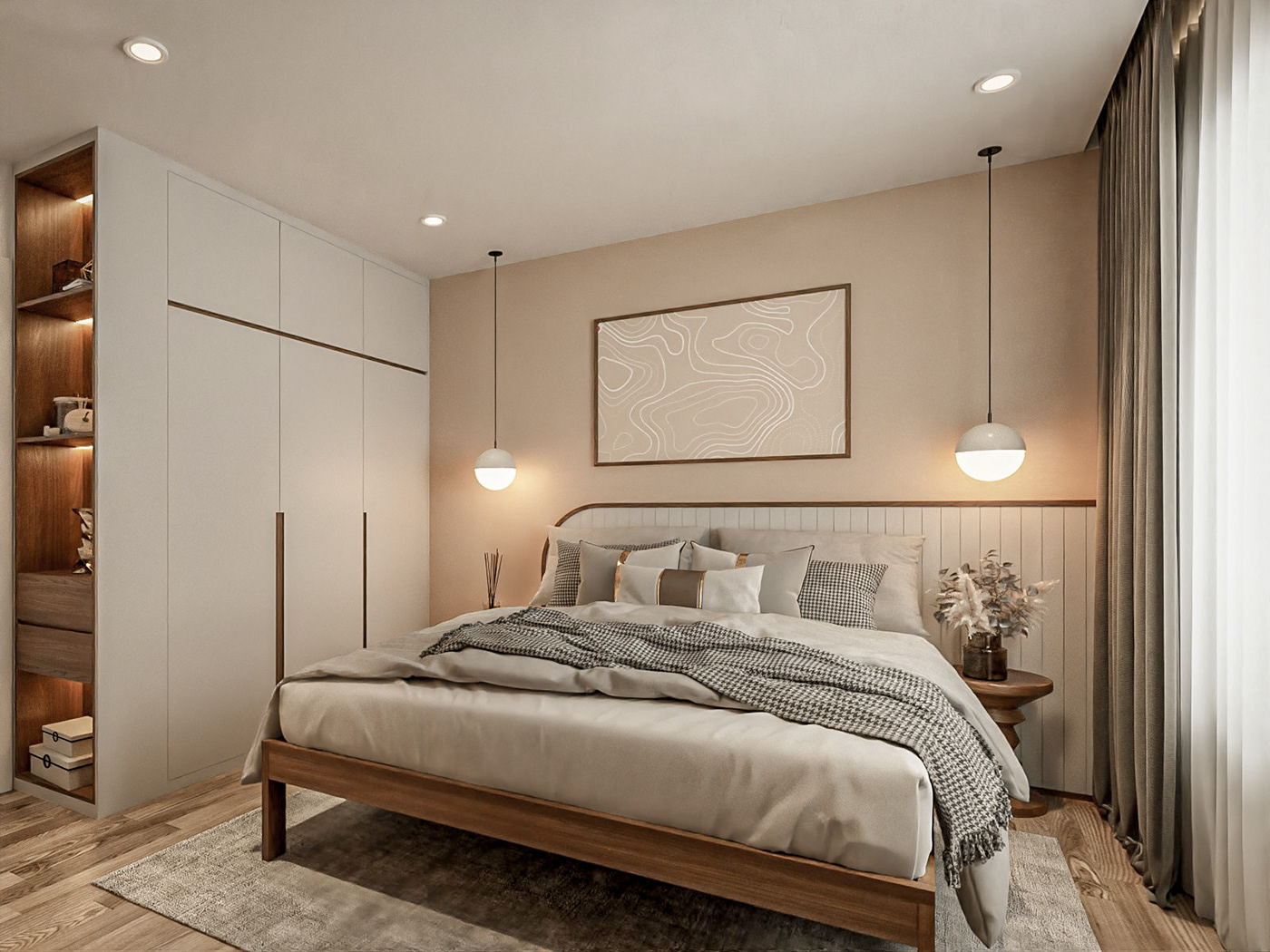 Thiết kế nội thất căn hộ Anh Hải - Dự án Imperia Garden - Ảnh 2