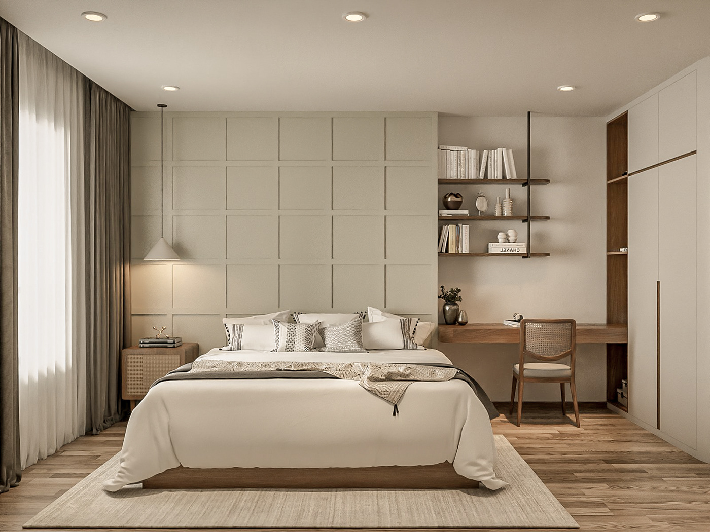 Thiết kế nội thất căn hộ Anh Hải - Dự án Imperia Garden - Ảnh 4