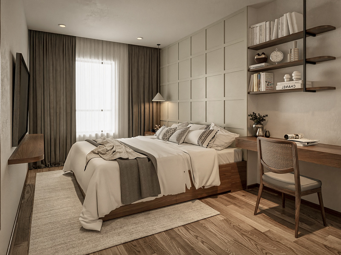 Thiết kế nội thất căn hộ Anh Hải - Dự án Imperia Garden - Ảnh 3